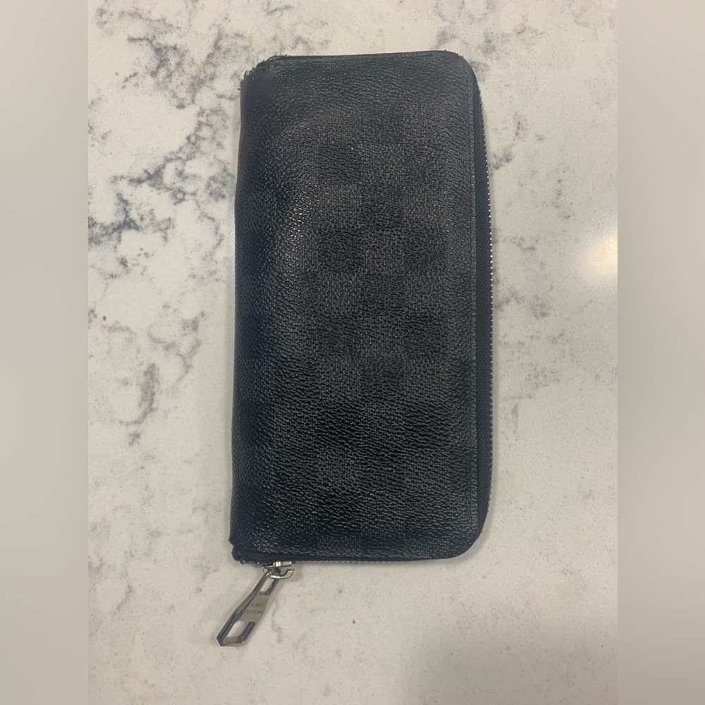Louis Vuitton Black&Grey Damier long zippy wallet - Picture 2 of 10